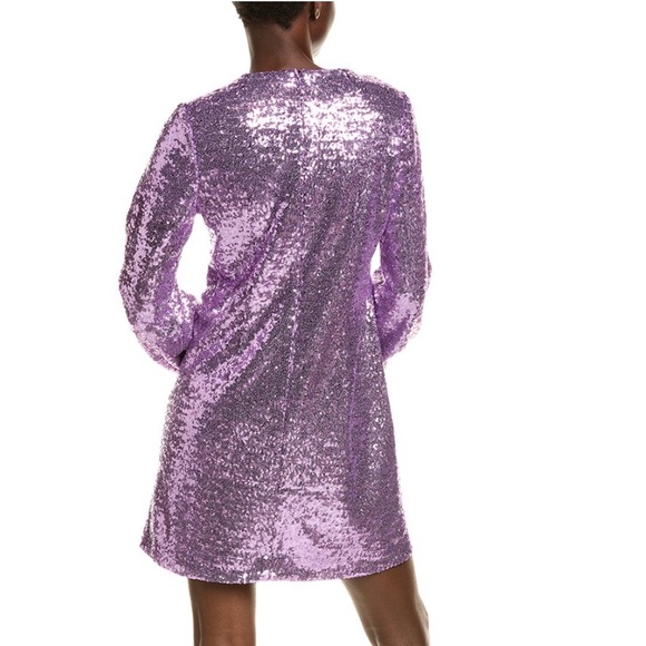 tyler böe Porter Sequin Shift Dress in Lavender, Size Large, NWT - Picture 12 of 17